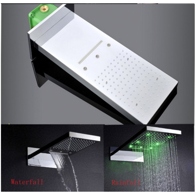 Greco 25" Wall Mounted Mult-Functional LED Shower Head